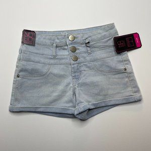 Light Wash Denim Shorts